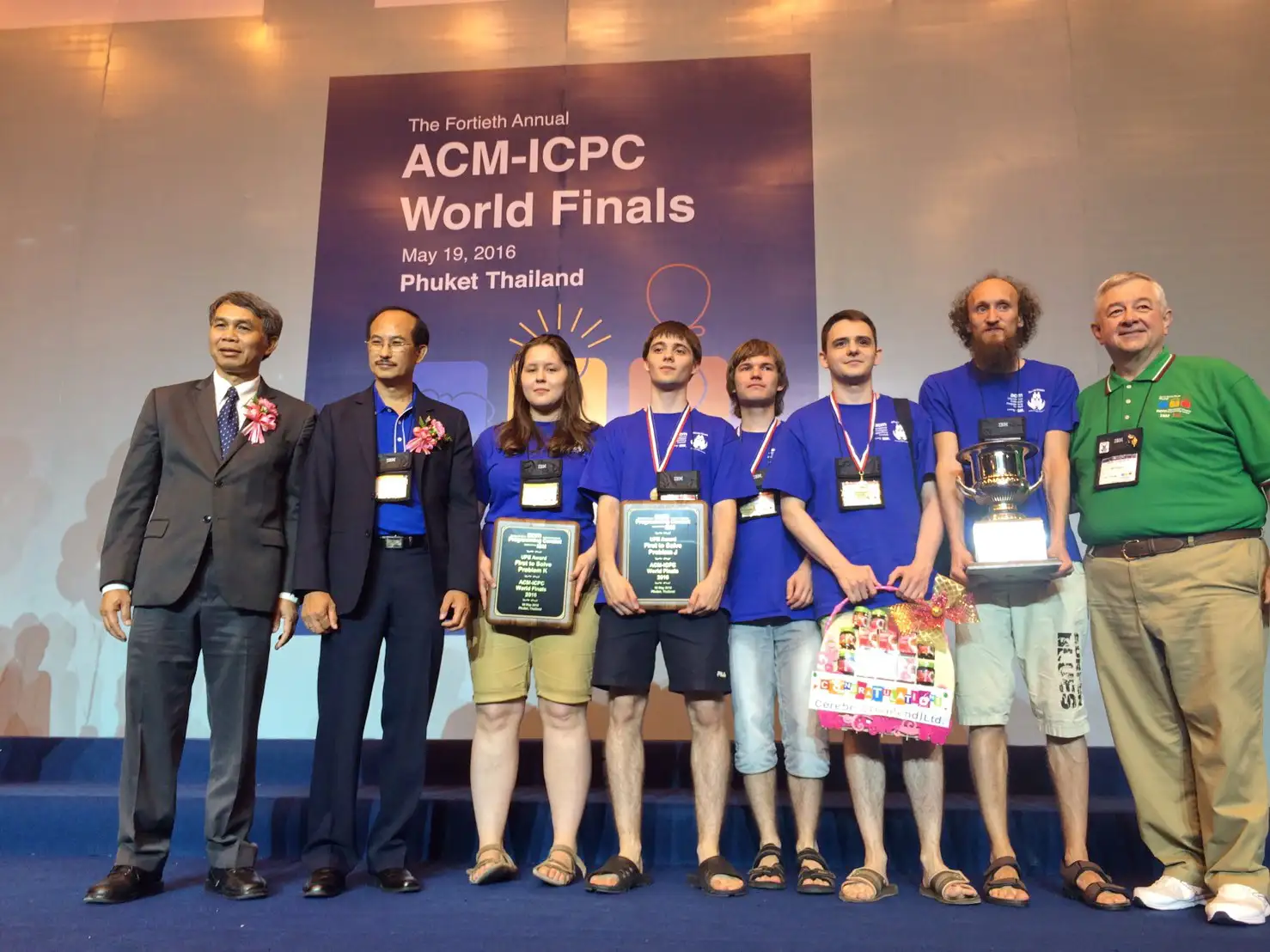 สิ้นสุดการแข่ง ACM-ICPC World Finals 2016 ตัวแทนประเทศไทย จบที่อันดับ 118