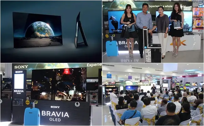 สงวนพาณิชย์  เปิดตัว Sony Bravia OLED จัดกิจกรรมขอบคุณลูกค้าแจกจริงให้จริง