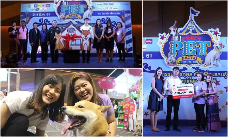 เปิดงาน Fancy PET Hatyai Festival 2018 มหกรรมการกุศล เพื่อเพื่อนแสนรู้ ครั้งยิ่งใหญ่ที่สุดในภาคใต้ครั้งที่ 1