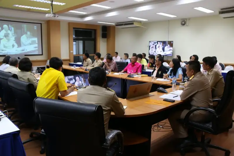 image about สงขลา ร่วมรับฟังการประชุมทางไกลเตรียมการแก้ไขปัญหาภัยแล้งให้สอดคล้องภถานการณ์ปัจจุบัน