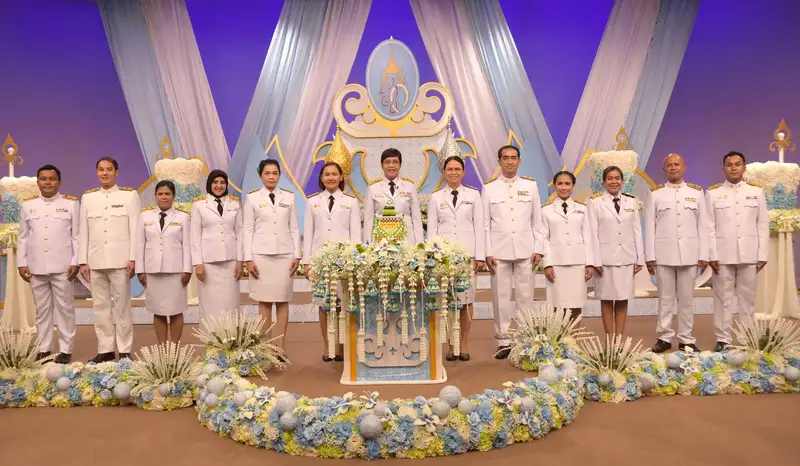 มรภ.สงขลา บันทึกเทปถวายพระพร “สมเด็จพระพันปีหลวง”