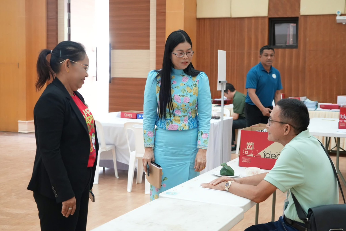 บรรยากาศการเปิดรับสมัครรับเลือกตั้ง ส.อบจ. และ นายก อบจ.สงขลา วันที่ 3