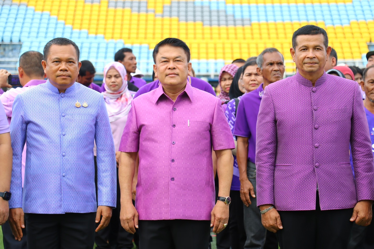 อบจ.สงขลา ร่วมกิจกรรม "ชาวสงขลารวมใจภักดิ์ รักสมเด็จพระราชินีฯ" เทิดพระเกียรติ สมเด็จพระนางเจ้าฯ พระบรมราชินี เนื่องในโอกาสวันเฉลิมพระชนมพรรษา 3 มิถุนายน 2568