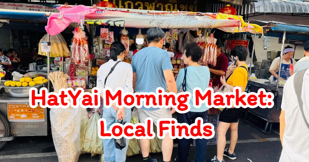 Discover the Morning Life at HatYai’s Vibrant Morning Market – A Must-Visit Experience
