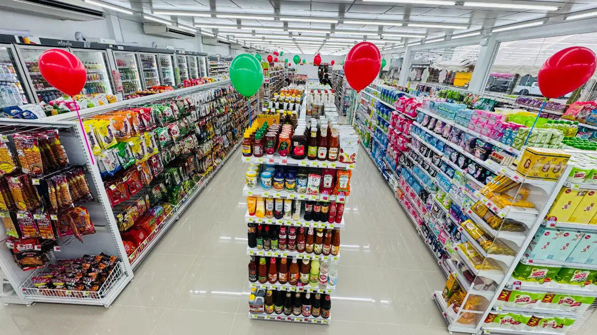 In-store opening promotion at Mini Big C