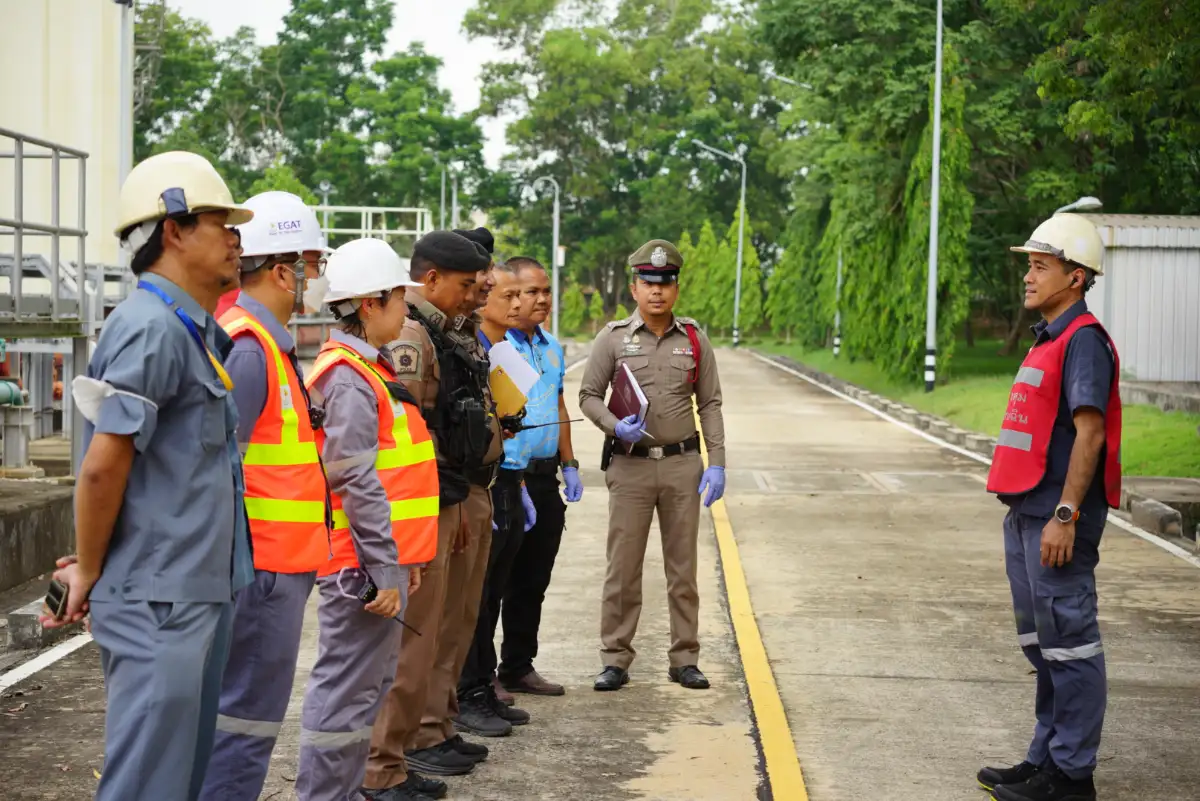 ภาพประกอบเนื้อหา 1 โรงไฟฟ้าจะนะ ฝึกซ้อมดับเพลิงและอพยพหนีไฟ ความรุนแรงระดับ 3