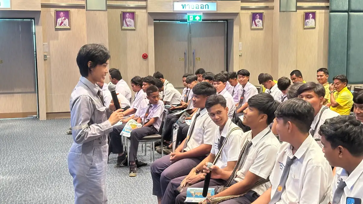 ภาพประกอบเนื้อหา 1 กฟผ. โรงไฟฟ้าจะนะ ให้การต้อนรับคณะศึกษาดูงานจากวิทยาลัยการอาชีพนาทวี