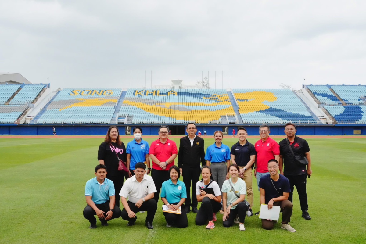 อบจ.สงขลา ให้การต้อนรับสภาโอลิมปิกแห่งชาติสิงคโปร์ ลงพื้นที่สำรวจสนามแข่งขัน “ซีเกมส์” ครั้งที่ 33