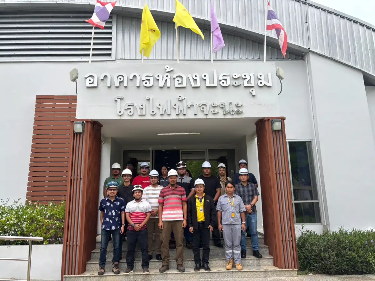 กฟผ. โรงไฟฟ้าจะนะ ให้การต้อนรับคณะศึกษาดูงานจากสมาคมวิชาชีพด้านวิศวกรรมในประเทศมาเลเซีย