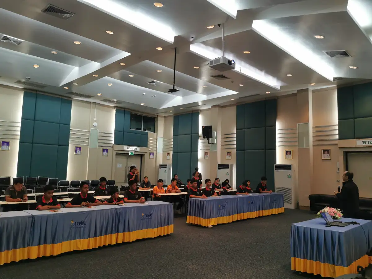 ภาพประกอบเนื้อหา 1 กฟผ. โรงไฟฟ้าจะนะ ให้การต้อนรับคณะศึกษาดูงานจากโรงเรียนดาวนายร้อย