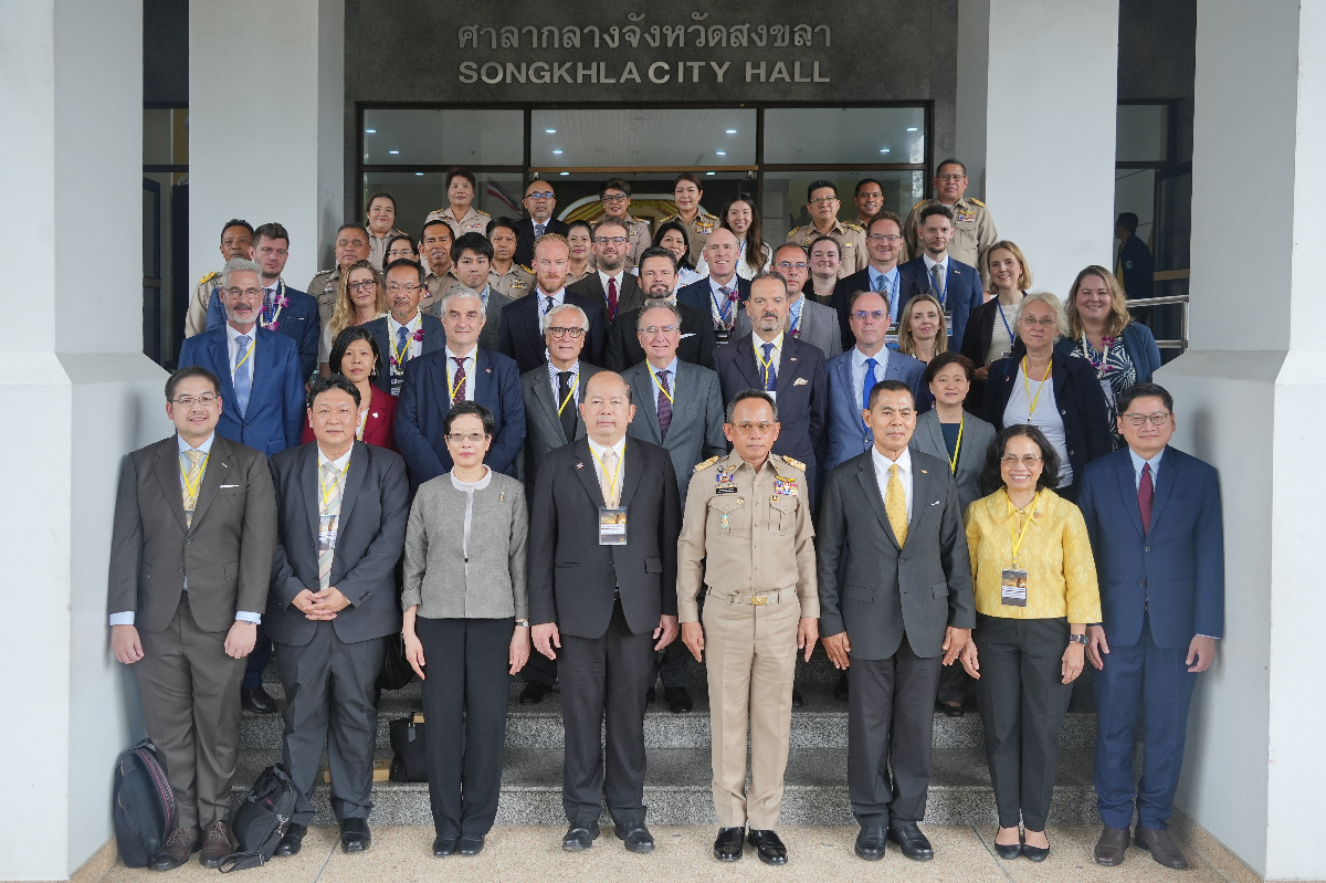 อบจ.สงขลา ร่วมต้อนรับคณะผู้แทนทางการฑูต 22 ประเทศ ในการลงพื้นที่เพื่อศึกษาดูงาน ณ จังหวัดสงขลา