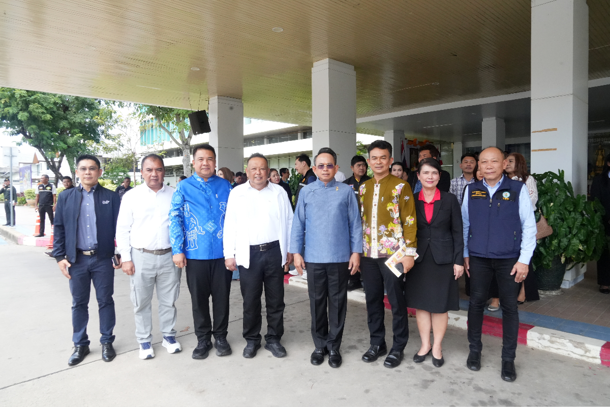อบจ.สงขลา ร่วมพิธีเปิดศูนย์อำนวยการป้องกันและบรรเทาอุทกภัยเทศบาลนครหาดใหญ่ ประจำปีงบประมาณ 2569