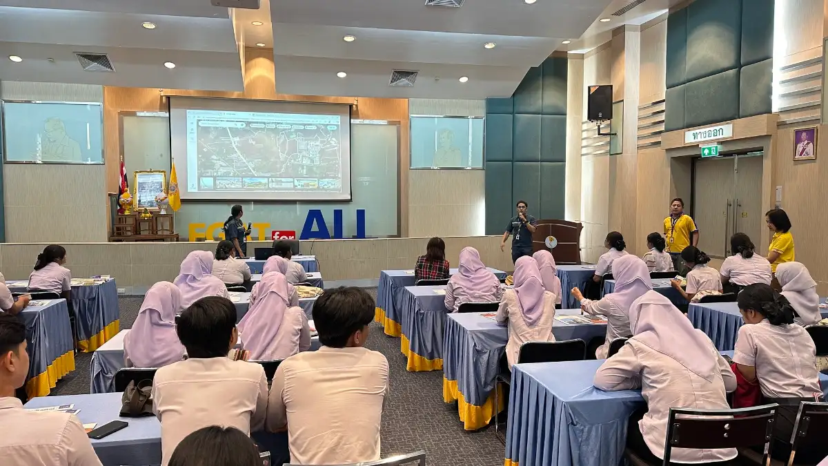 ภาพประกอบเนื้อหา 1 กฟผ. โรงไฟฟ้าจะนะ ให้การต้อนรับคณะศึกษาดูงานจากมหาวิทยาลัยราชภัฏสงขลา