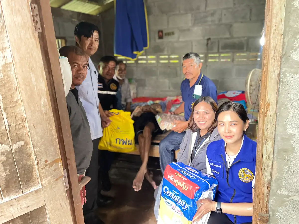 ภาพประกอบเนื้อหา 2 กฟผ. โรงไฟฟ้าจะนะร่วมจัดกิจกรรมโครงการเยี่ยมผู้ป่วยติดเตียงและผู้สูงอายุ ตำบลจะโหนง อำเภอจะนะ จังหวัดสงขลา ประจำเดือนธันวาคม 2568