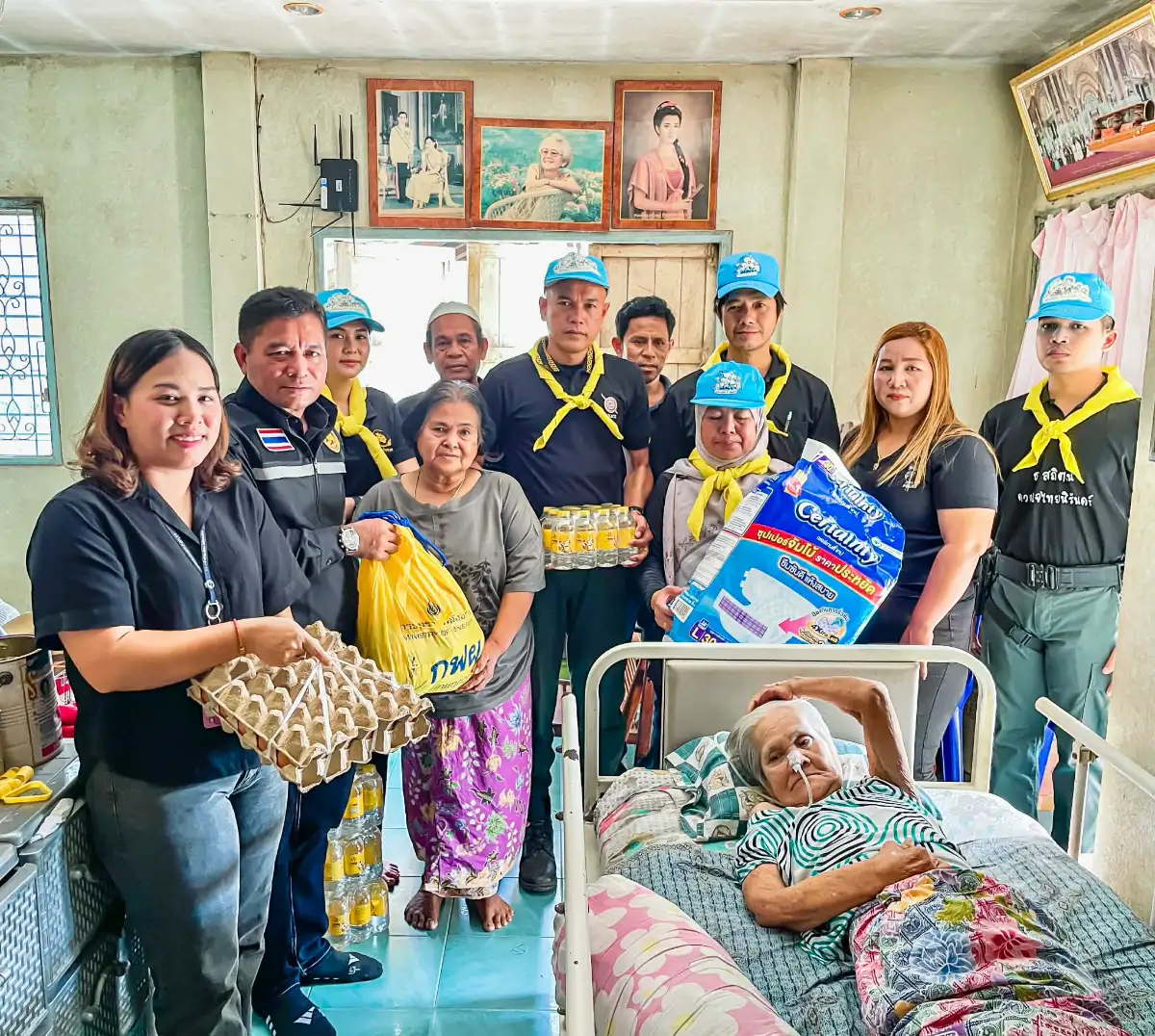 ภาพประกอบเนื้อหา 1 กฟผ.โรงไฟฟ้าจะนะร่วมจัดกิจกรรมโครงการเยี่ยมผู้ป่วยติดเตียงและผู้สูงอายุ ตำบลจะโหนง อำเภอจะนะ จังหวัดสงขลา ประจำเดือนมกราคม 2569