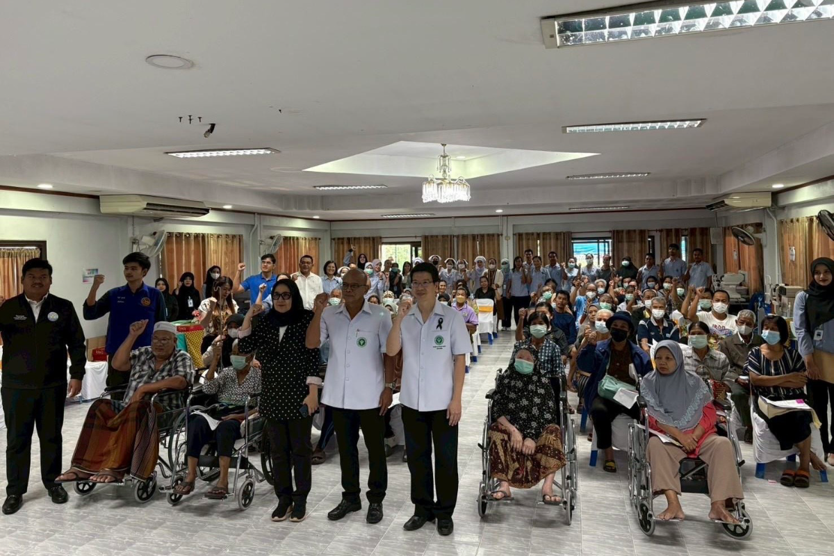 อบจ.สงขลา ร่วมเปิดโครงการผ่าตัดต้อกระจกเชิงรุก 9,300 ดวง ถวายเป็นพระราชกุศลฯ ณ โรงพยาบาลเทพา