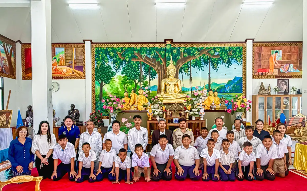 กฟผ.โรงไฟฟ้าจะนะร่วมจัดกิจกรรมโครงการเข้าวัดวันพระประจำ เดือนมกราคม 2569