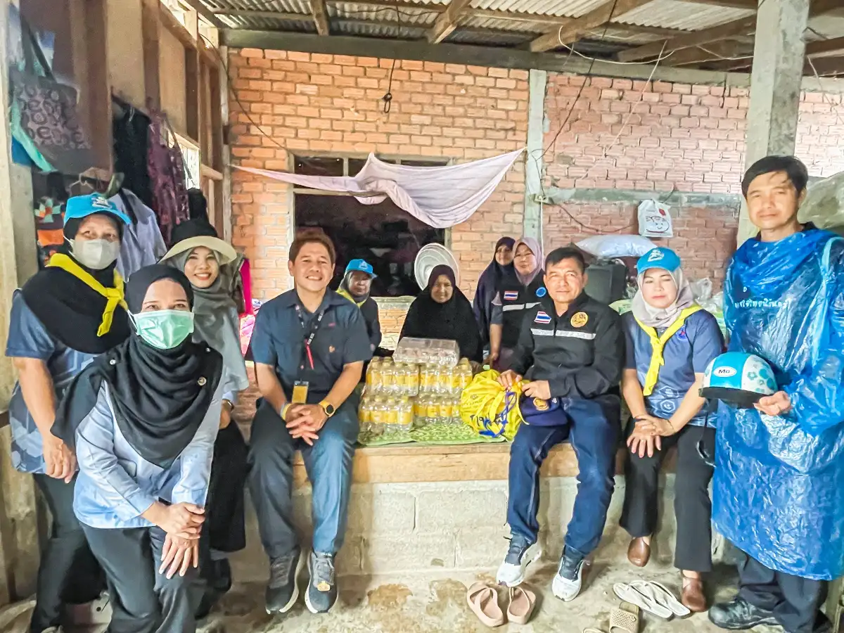 ภาพประกอบเนื้อหา 1 กฟผ. โรงไฟฟ้าจะนะร่วมจัดกิจกรรมโครงการเยี่ยมผู้ป่วยติดเตียงและผู้สูงอายุ ตำบลจะโหนง อำเภอจะนะ จังหวัดสงขลา ประจำเดือนกุมภาพันธ์ 2569