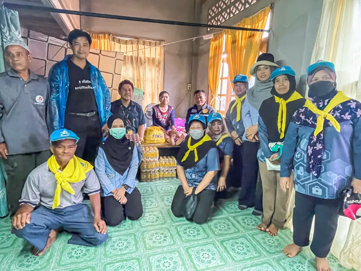 กฟผ. โรงไฟฟ้าจะนะร่วมจัดกิจกรรมโครงการเยี่ยมผู้ป่วยติดเตียงและผู้สูงอายุ ตำบลจะโหนง อำเภอจะนะ จังหวัดสงขลา ประจำเดือนกุมภาพันธ์ 2569